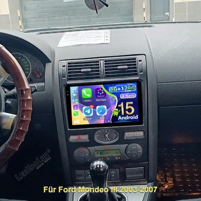 4+128G Für Ford Mondeo III 2003-2007 Android 15.0 Auto Carplay Autoradio BT NAVI