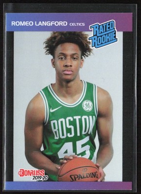 2019-20 Panini Instant Rated Rookie Retro Romeo Langford #13 Boston Celtics