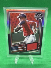 2026 Panini USA Baseball Stars & Stripes - Material Cooper Hutton #USA-CH Silver
