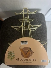 Blogilates Adults Women Men Fitness Pilates Weight Rack Gold 4 Tier