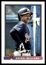 Rafael Belliard 1991 Bowman #578 Braves MLB READ FREE SHIPPING AutographDen