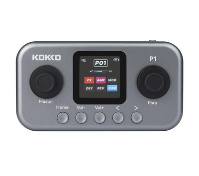 Kokko P1 Mini Desktop Gitarre Multieffektprozessor