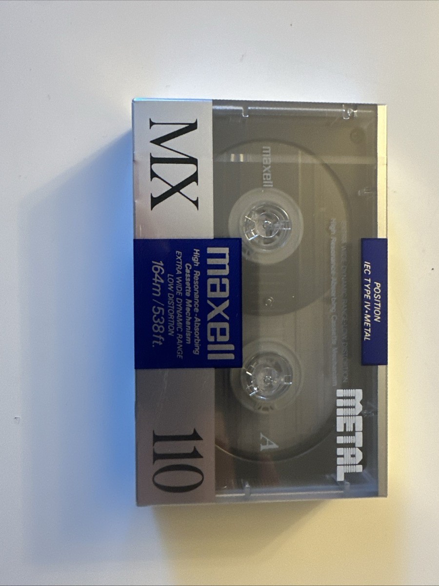 メタルカセットテープMX110 Maxell MX 110 Metal Audio Cassette for sale online | eBay