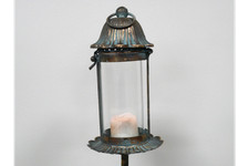 Garden Stake Lantern Candle Holder, Wedding Garden Lantern, Small Stake Lantern