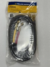 YELLOW JACKET 29806 Ball Valve Adapter Hose - 3 Pack