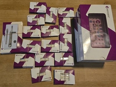 NEODENT 46 PIECE LOT CASES TORQUE WRENCHES BITS