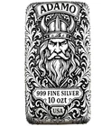 10 oz Silver Art Bar 999 - Viking - Exclusive Limited Edition - Adamo Metals