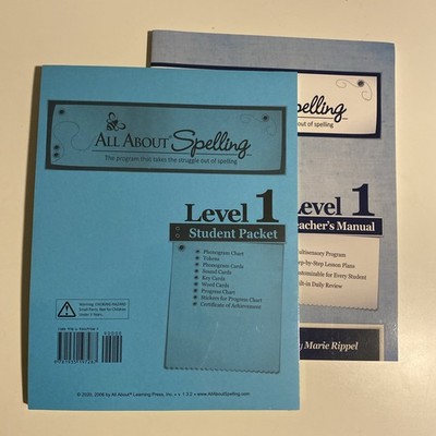 All About Spelling Level 1 Teacher's Manual & Student Packet, Marie Rippel