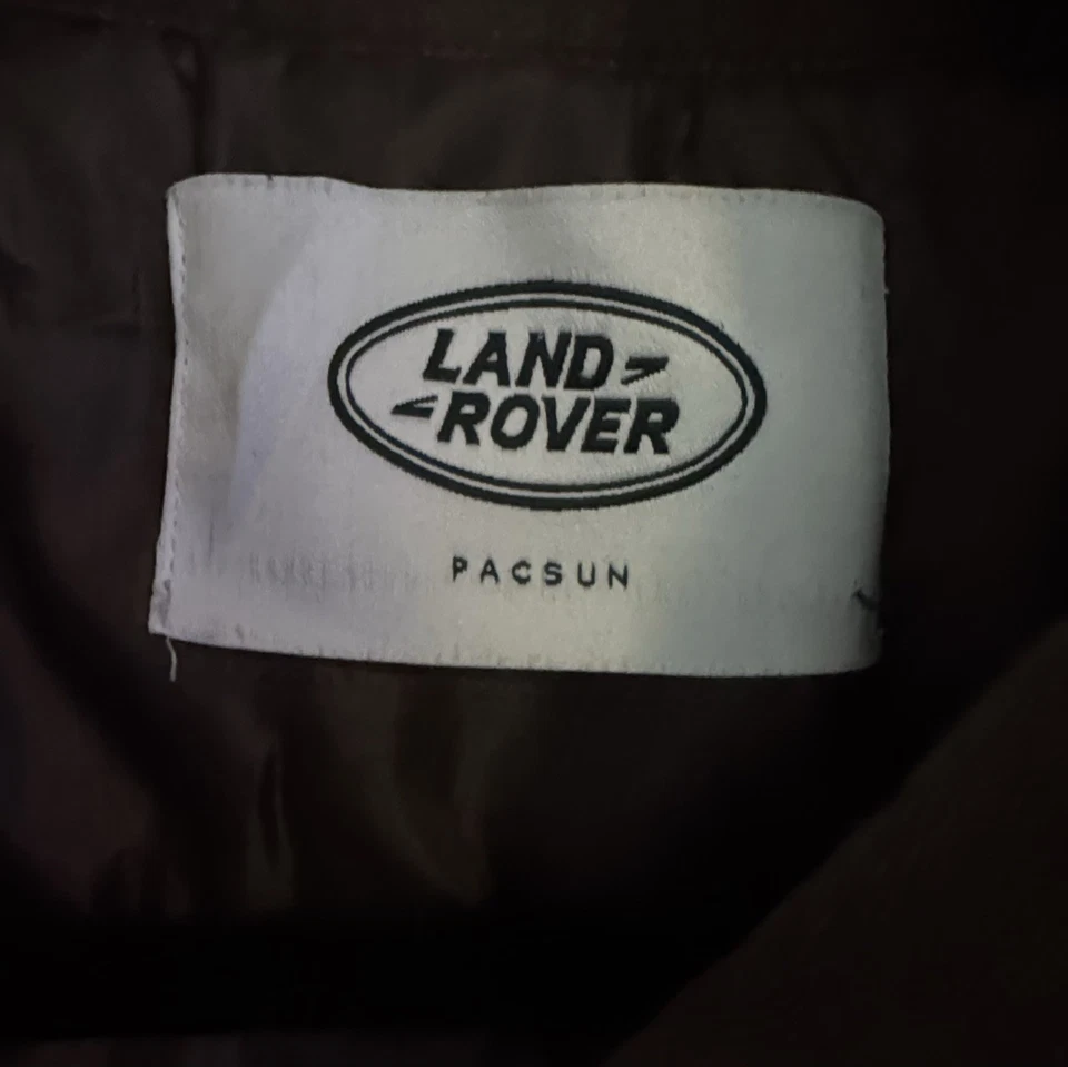 Chaqueta acolchada Land Rover emblema marrón chocolate Foto 4 de 4