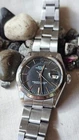 Vintage Rolex OP Date 1500 Black Dial Men's Automatic Watch 1970