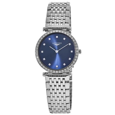 New Longines La Grande Classique Quartz Diamond Women's Watch L4.523.0.97.6