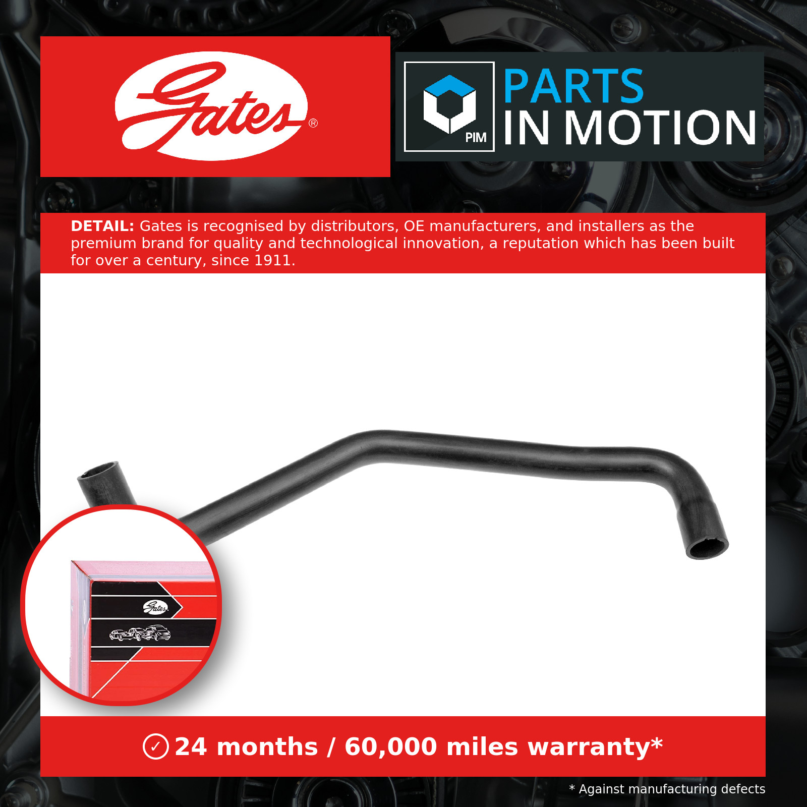 ✅Fits GATES GAT05-4168 Radiator Hose GAT05-4168 Cooling system rubbe ⭐UK Seller⭐ - Image 10