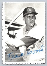 1969 Topps Deckle Edge - #16 Frank Howard | Washington Senators VG