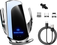 Wireless Car Charger Mount 15W Automotive Electric Wireless Charger Holder Car