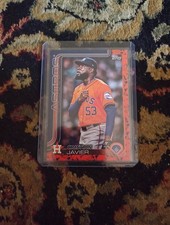 2025 Topps Series 2 Baseball SP Team Color Border Logo # 509 Christian Javier