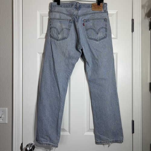 Levi’s 505 Regular Fit Jeans 33x30 Distressed  - Afbeelding 6 van 10