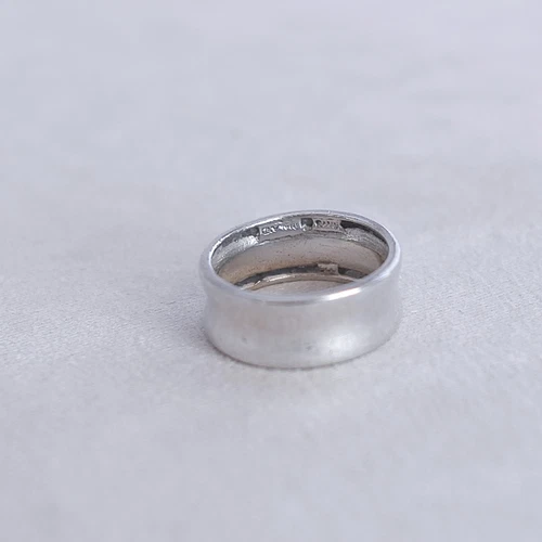 Sterling Silver 925 Ring Band 1/4" Wide Size 6 Weight 3.3g - Picture 3 of 4
