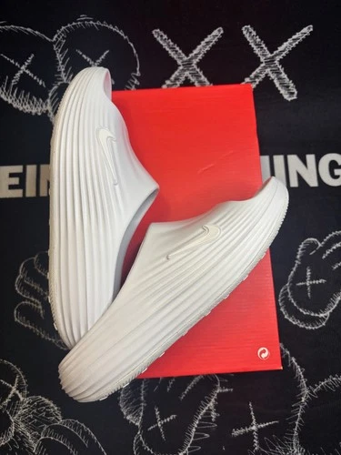 Nike Men's Size 9 ReactX Rejuven8 Slide Summit White HV4479-100