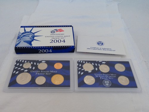 2004 U.S. 11 Coin Proof Set PU-16 - 第 1/4 張圖片