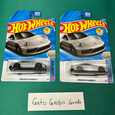 2026 Hot Wheels Porsche 911 Carrera T Factory Fresh 1/5 Mainline 15/250 Lot of 2