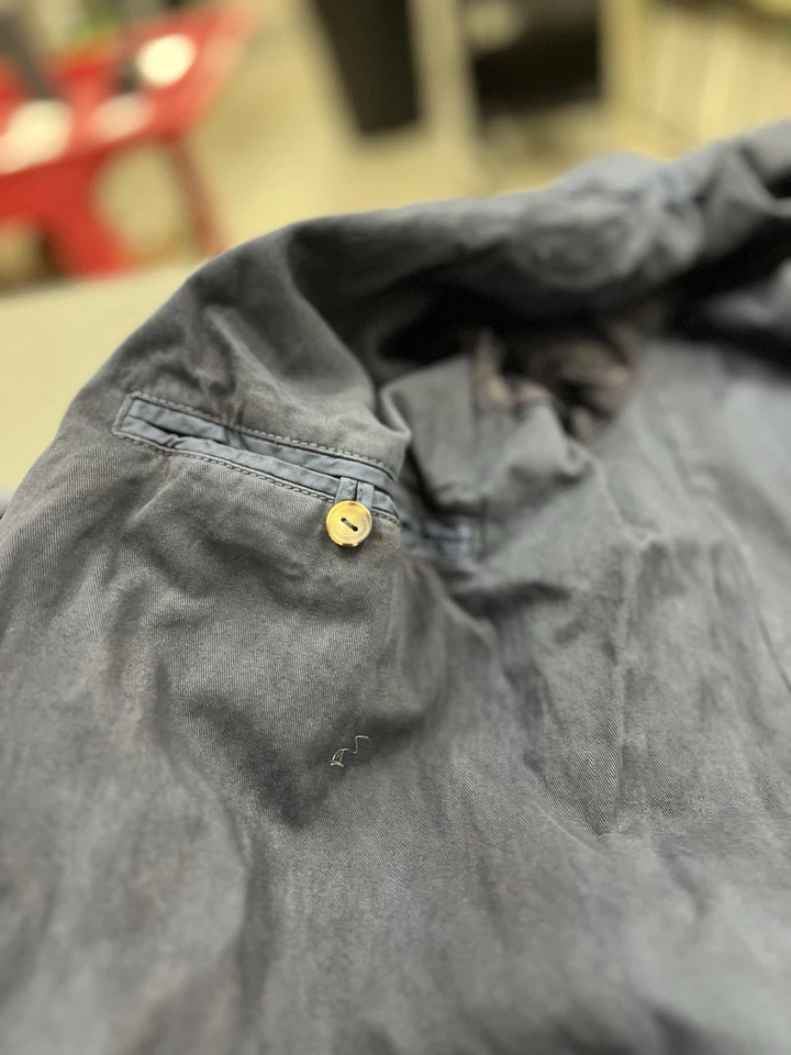 Deus Ex Machina Duchamp 蓝图夹克 XL 风衣店夹克 — 第 4/4 张图片