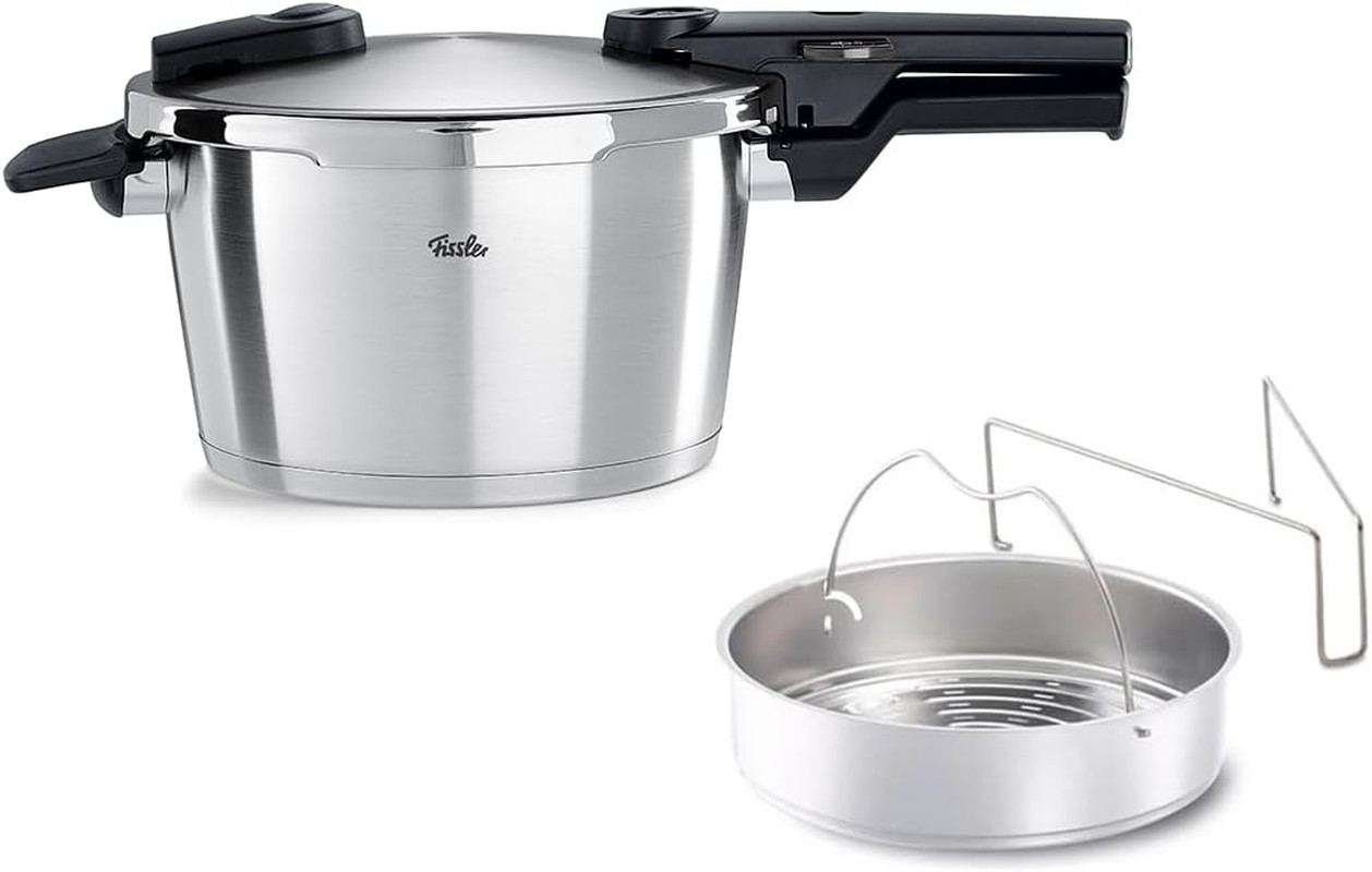 Autocuiseur de 4.5 L compact en inox pour gagner du temps en cuisine Vitaquick 22cm