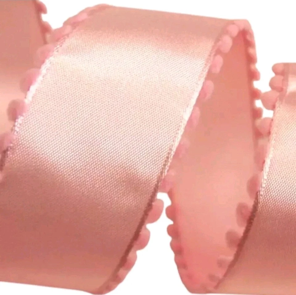 Kirkland Wire Edge PINK Satin Ribbon 50Yard Spring Easter Baby Girl Birthday 1.5 - Image 4 of 4