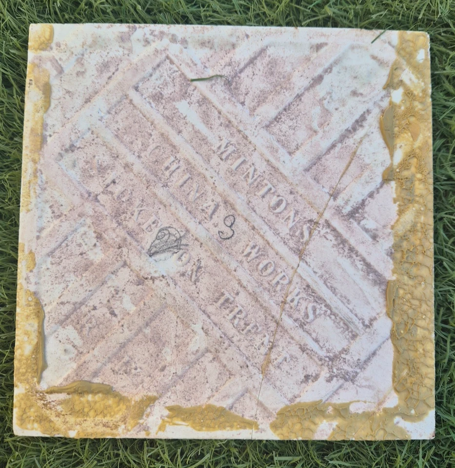 Antigua obra de arte de azulejos Minton ingleses de 1880 cuatro estaciones de John Moyr Smith 6 pulgadas Foto 4 de 4