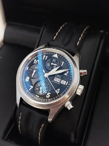 IWC Chronograph Pilot Watch Fliegeruhr Ref 3706 3093098 Boxed Paperwork Working - Picture 13 of 20