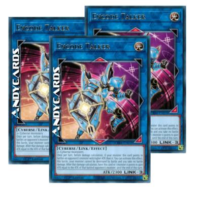 ENCODE TALKER 3x (Encodificatore Trasmittente) Rara   CRBR EN058   1Ed   Yugioh!