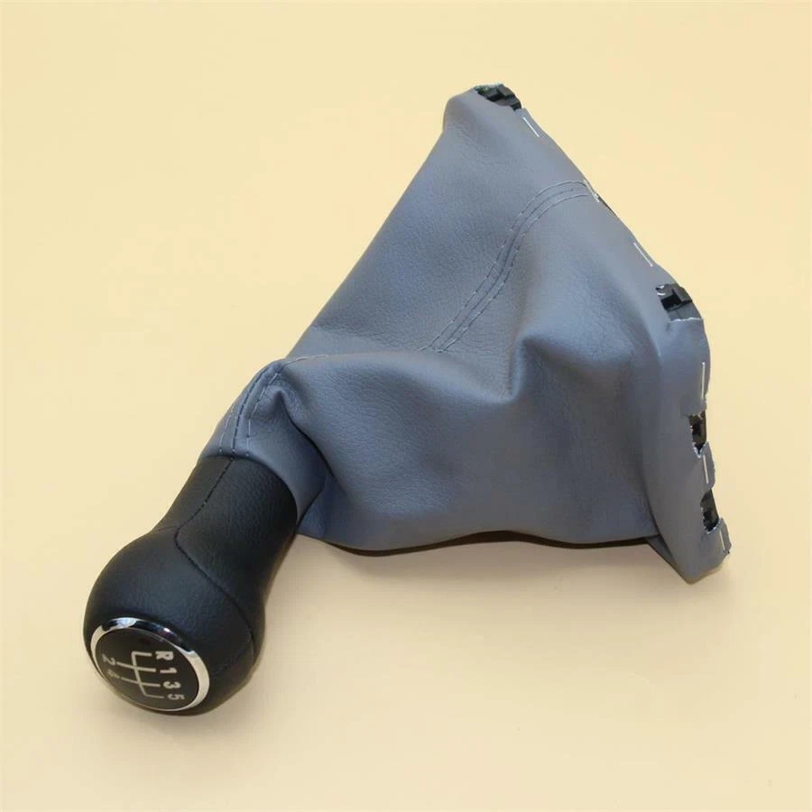 For VW Volkswagen Beetle 1998-2010 5 Speed Gear Shift Knob Gaiter Gray Boot — 第 4/4 张图片