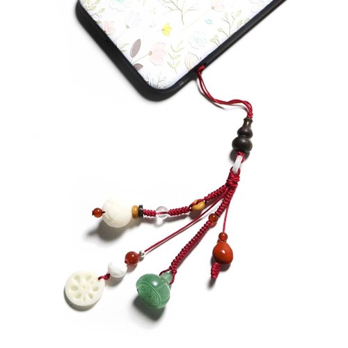 Mobiltelefon hängende Anhänger Retro Bodhi Anhänger chinesischer Stil - 第 11/11 張圖片