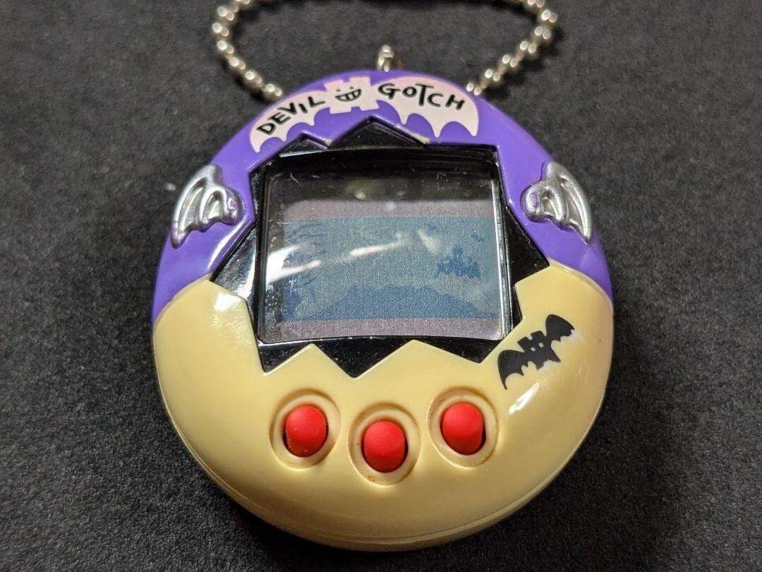 BANDAI DEVIL GOTCH ホワイト たまごっち デビル デビルっち Tamagotchi Deviltchi Version White Color 1998 Bandai Limited