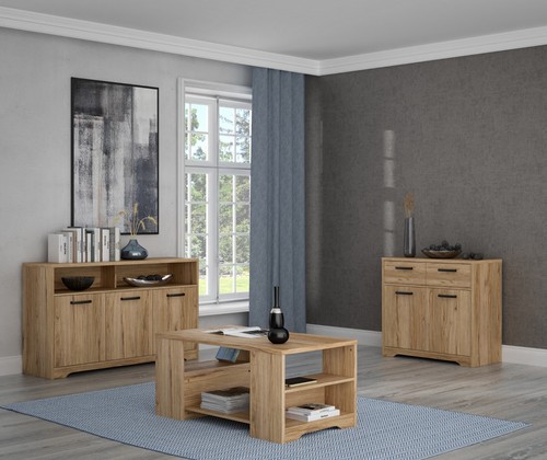 Vitrine JOADAKIS JDKV721 Wohnzimmerschrank 94x192x42cm Vitrinenschrank 4 Türen - Bild 7 von 7