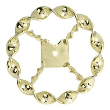 OG Lowrider Steering Wheel Flat Twisted Gold