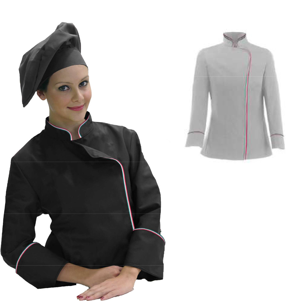 Veste De Cuisinier Polycoton à Pression, Veste De Cuisine, Veste De