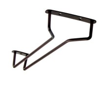 10" Glass Hanger Rustic Finish  - Glass Storage Rack for Bars, Pubs & Restaurant