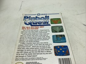 Pinball Quest NES Nintendo Authentic! Cartridge, Box, Styrofoam & sleeve Rare!
