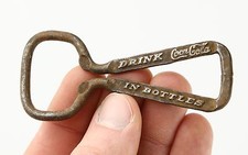 Vintage Coca Cola Soda Pop Drink in Bottles Beer Opener Embossed Advertising
