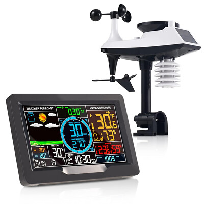 KALEVOL Professional Weather Stations Indoor Outdoor Thermometer Outdoor Sensor