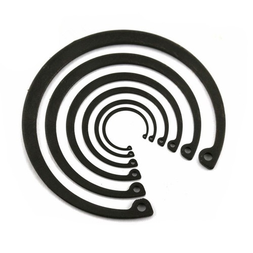 Select Ф7mm - Ф200mm Internal Retaining Rings Circlip Snap Ring 65MN Black Steel - Picture 1 of 6