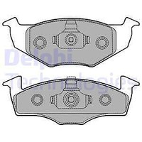 Delphi LP1249 Brake Pad Set, Disc Brake For Seat VW