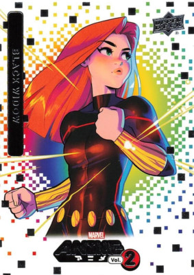 2023 Upper Deck Marvel Anime Vol.2  COLOR SPIRAL  BLACK WIDOW  #5
