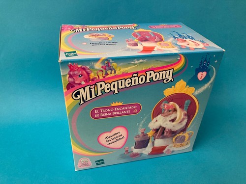 VINTAGE MY LITTLE PONY ENCHANTED THRONE 1998 HASBRO NEW SPANISH VERSION - Picture 2 of 7