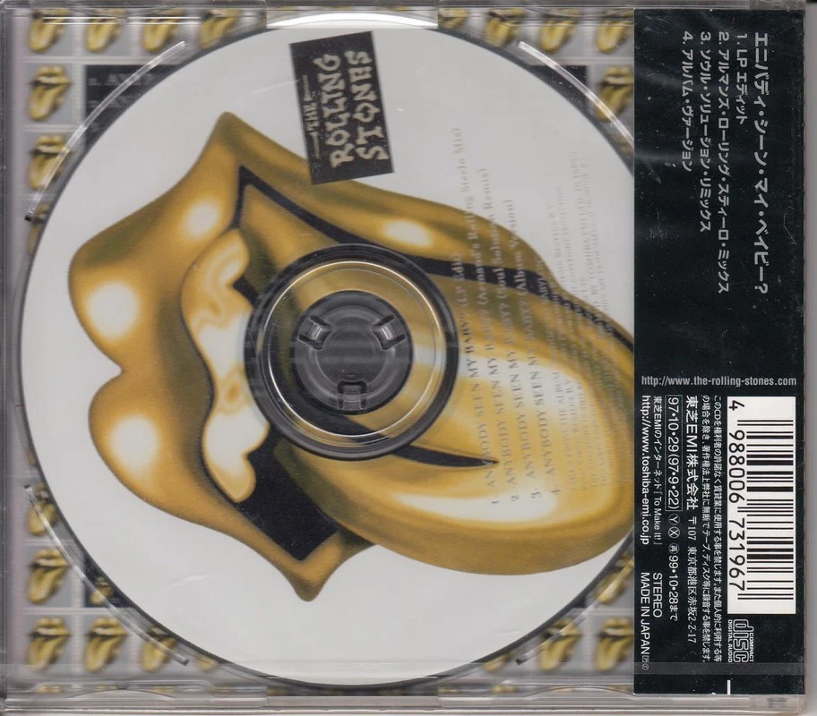 The Rolling Stones – Anybody Seen My Baby? (Japan) ++ new ++ - Bild 2 von 2