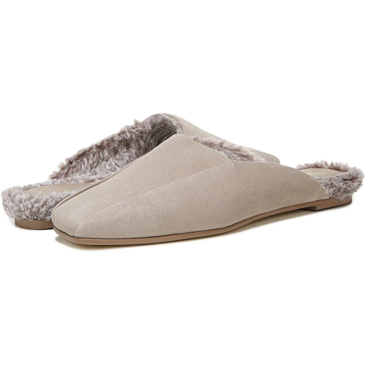 Franco sarto white mules sale