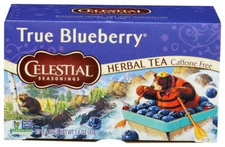 Celestial Seasonings Herbal Tea Caffeine Free True Blueberry 20 Tea Bags