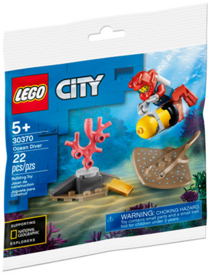 LEGO City Diver Polybag (30370) Deep Sea Explorer National Geographic Neu