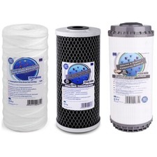 Aquafilter Ersatz Set Wasseraufbereiter Entchlorer 10" Big Blue Jumbo