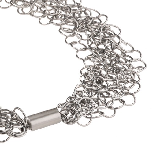 Tamaris Collana TJ-0616-N-45 Con Ciondoli A Doppio Anello - Acciaio Inossidabile IP Oro, 45 Cm - 4